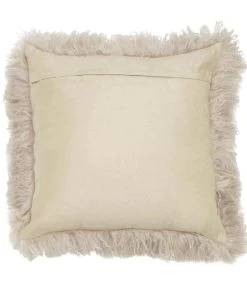Scout House Gifts Mongolian Sheepskin Cushion - Fawn 40 Cm 7 Scout House Gifts Mongolian Sheepskin Cushion - Fawn 40 Cm
