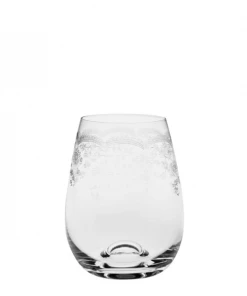 Scout Wine Glass - Stemless - European Made - Floral Patterned