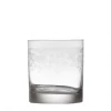 Scout SET OF 2 Whiskey Glass- European Made- Floral Patterned Gifts