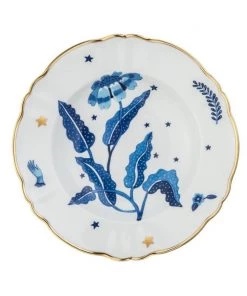 Blue Flower 23cm Deep Plate By Bitossi Home Gifts