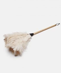 Redecker White Ostrich Feather Duster 35cm Homewares