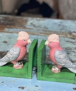 Scout House Galah Bookends Green 10 Scout House Galah Bookends Green