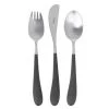 Scout House Alice 3 Piece Kids Cutlery Set - BLACK 1 Scout House Alice 3 Piece Kids Cutlery Set - BLACK