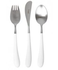 Scout House Alice 3 Piece Kids Cutlery Set - WHITE