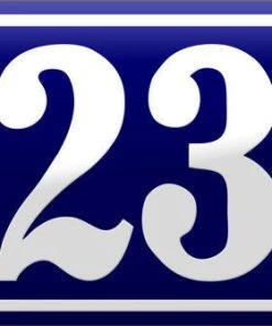 Scout House Gifts Enamel House Numbers From France In Traditional Deep Cobalt Blue 9 Scout House Gifts Enamel House Numbers From France In Traditional Deep Cobalt Blue