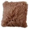 Scout House Gifts Mongolian Sheepskin Cushion - Camel 40 Cm