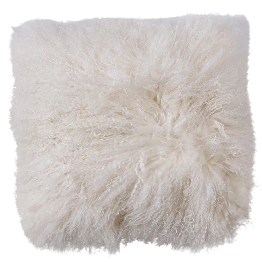 Scout House Mongolian Sheepskin Cushion - White 40 Cm Gifts 3 Scout House Mongolian Sheepskin Cushion - White 40 Cm Gifts