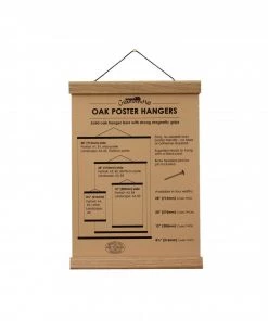 Scout House Homewares Small Oak Poster Hanger By Creamore Mill 8.5"/ 21.6cm