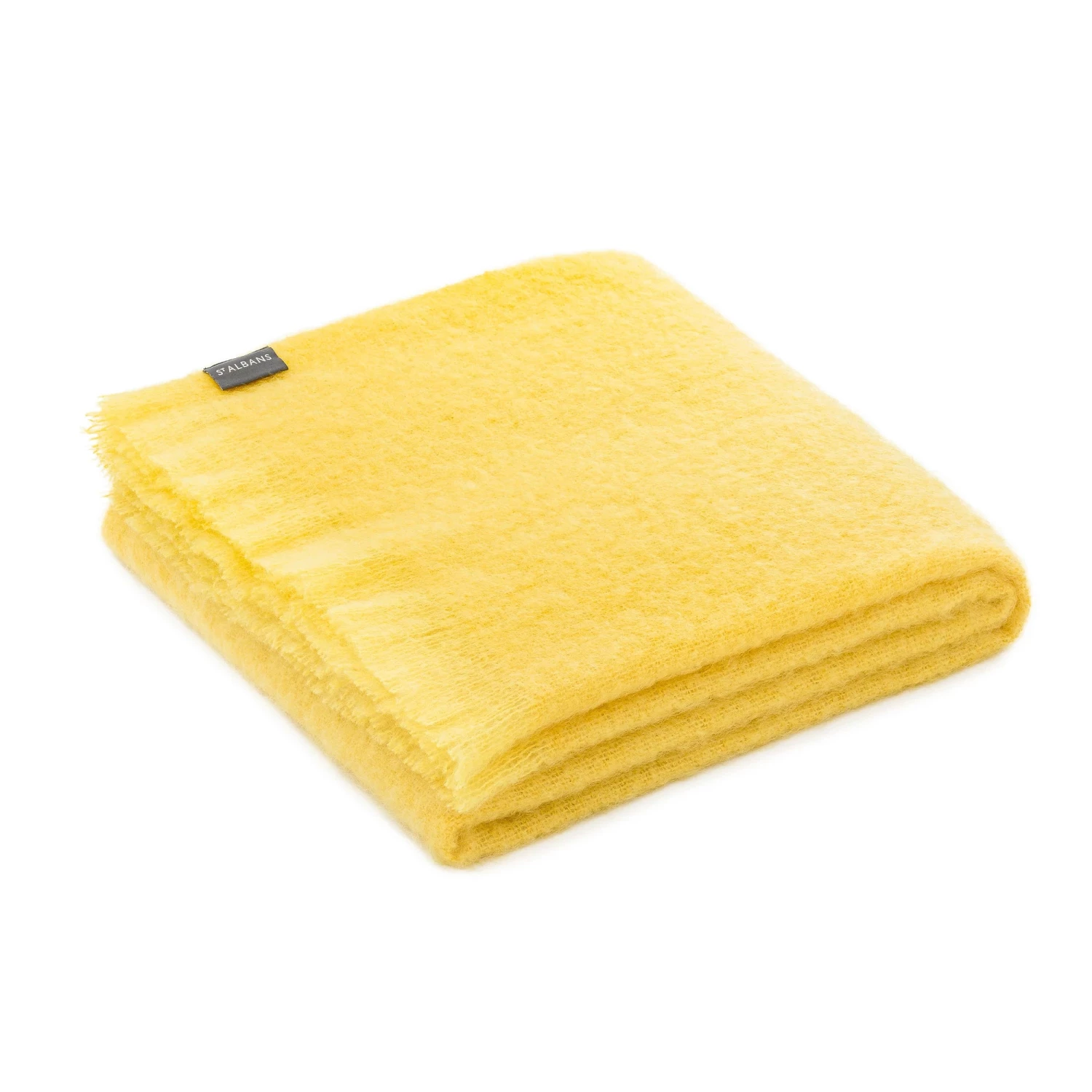 Mohair Maize St Albans Throw 3 Mohair Maize St Albans Throw