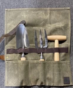 Scout Waxed Canvas Gardening Tool Roll Homewares