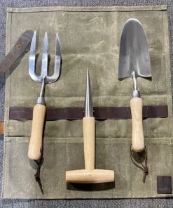 Scout Waxed Canvas Gardening Tool Roll Homewares