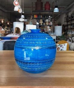 Bitossi Italy Large Ceramic Sphere Vase