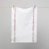 French 100% Cotton With Red Who Washes Tea Towel By Charvet Editions Homewares 2 French 100% Cotton With Red Who Washes Tea Towel By Charvet Editions Homewares