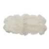 Scout House Mongolian Sheepskin Floor Rug - White 2 Scout House Mongolian Sheepskin Floor Rug - White
